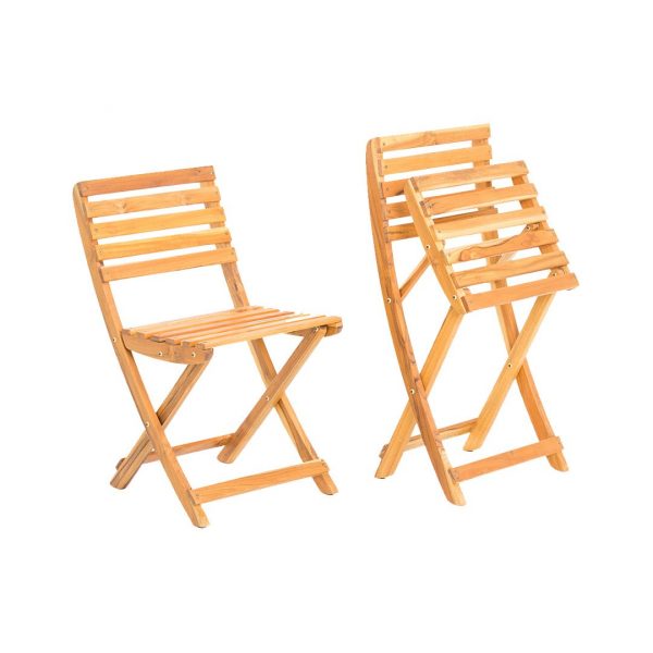 Silla plegable en madera