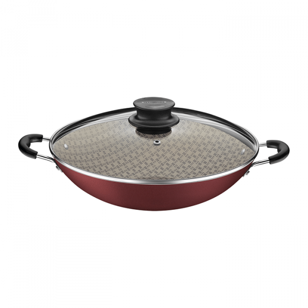 Wok 32 cms 4.5 lts. Paris Rojo Tramontina