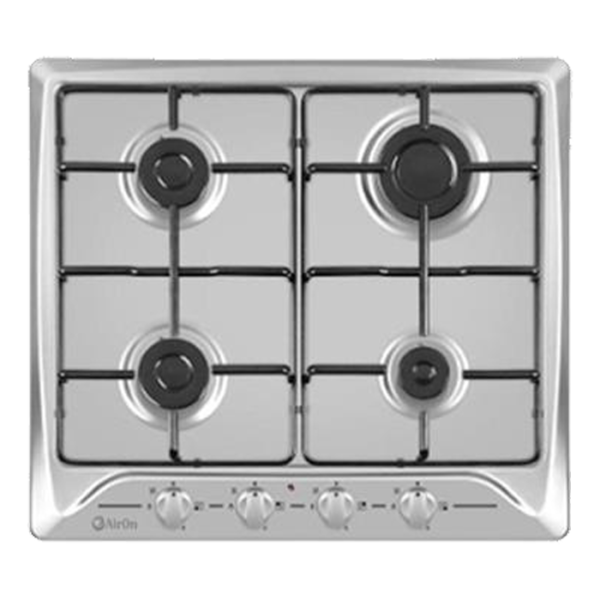 Estufa empotrable a gas en acero 60 cm AirOn