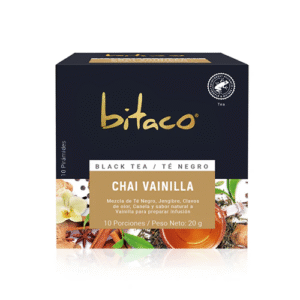 TÉ NEGRO CHAI VAINILLA BITACO