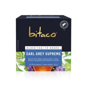 TÉ NEGRO EARL GREY SUPREME BITACO